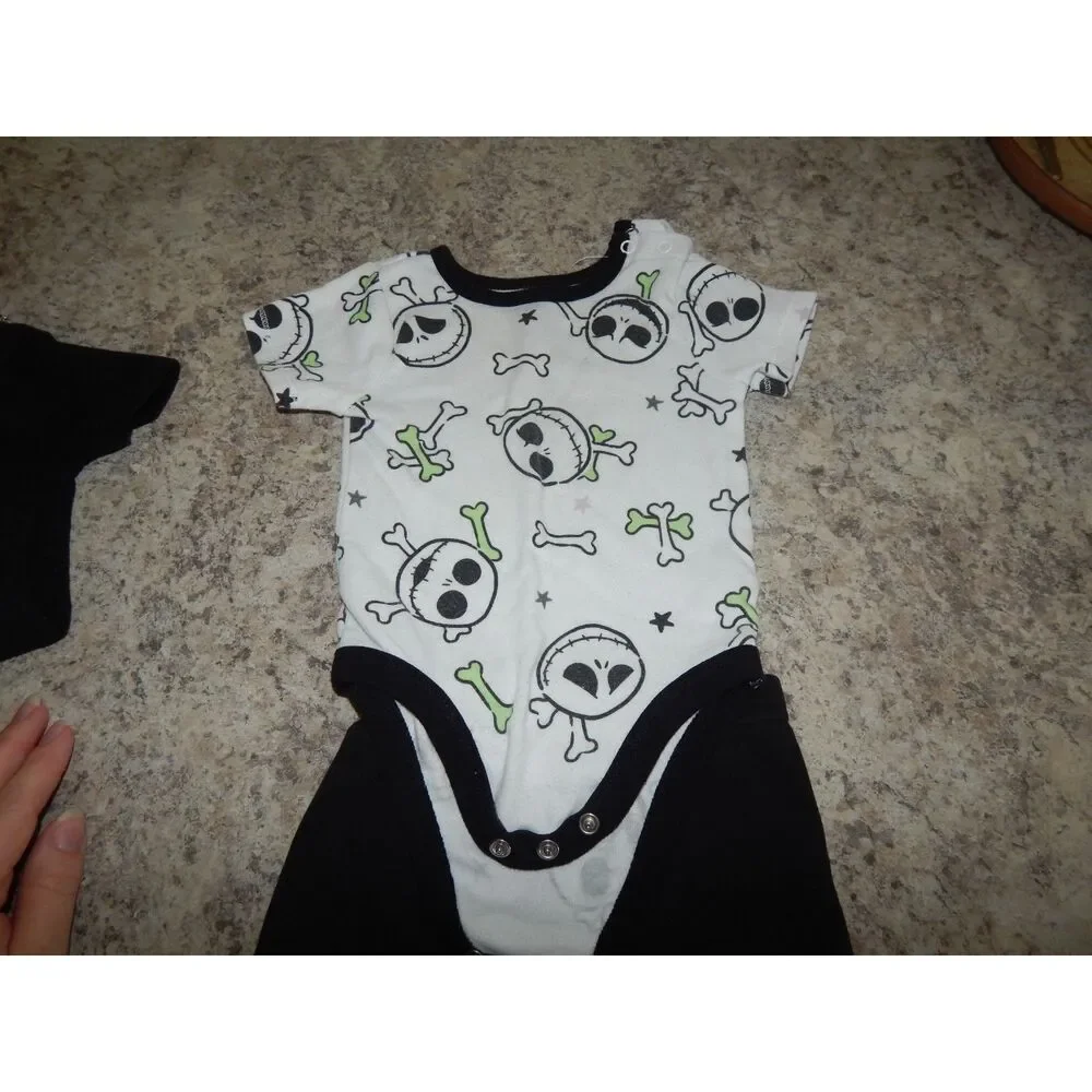 Disney Baby Nightmare Before Christmas 12M 4pc Bundle Jack Skellington Garanimal